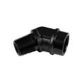 Weiblich-zu-Mann-Nippel 45' 1/2 NPT Schwarz-2