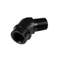 Weiblich-zu-Mann-Nippel 45' 1/4 NPT Schwarz-1