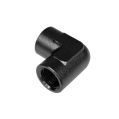 Adapter 1/8 NPT 90' female-female coupler hose fitting Black-8