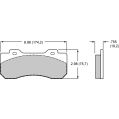 Bremsbeläge Wilwood 150-Q-10120K BP-Q Compound Street Performance / Racing Pads-2