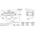 Wilwood 120-13383 Billet Narrow Superlite Lug Mount Caliper Left 6 Pistons Polished-2