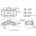 Wilwood 120-16528 GN4R Radial Mount Caliper Right 4 Pistons-2