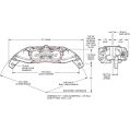 Wilwood 120-16571 UTV4 Universal Lug Mount Caliper 4 Pistons-2