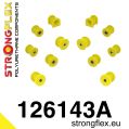 126143A: Hinterradaufhängung buchsen kit SPORT Mitsubishi Lancer EVO 7/8/9-3