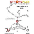 131806A: Buchse Vorderachse Dreieckslenker heck SPORT Opel Omega B-4