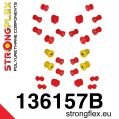 136157B: Vorder u. Hinter Radaufhängung Polyurethan kit Opel Ascona B-4