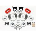 Wilwood 140-11018 Forged Dynalite Pro Series Vordere Bremsanlage Rot 11.00 für Ford Mustang 1984-1993-2