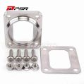Pulsar PSR Billet Übergangsflansch T4 offen auf 2,5“ SCH-10/40 Rohrleitungen (inkl. Hardware Kit)-1