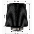 FMIC.Pro cone air filter length 175mm diameter 76mm Blue-6