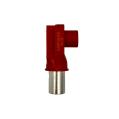 Ecumaster Connector RL00801-50RE; 8.0MM; RADLOK-50MM; Red-3