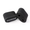 2x Doppeleinlass Motorrad Vergaser Sockenluftfilter Ramair MS-017-3