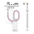Nuke Performance SAE ID10 Fuel pump mounting kit for Dual fuel pumps-4