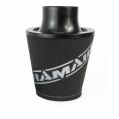 Universal Neck Black Large Aluminium Base Cone Filter Ramair JS-179-BK 89mm-1