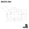 Ramair Carburettor Foam Air Filter with Baseplate for Pierburg 2B2 2B4 2B5 40mm-5