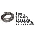 DeatschWerks X3 Series Pump Hanger -8AN feed with -6AN return PTFE Plumbing Kit for 1999-2004 Ford F-150 Lightning-1