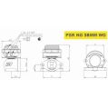 Pulsar PSR Neue Generation Wastegate 38mm 2-Schrauben Externes Wastegate Schwarz-4