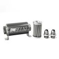 DeatschWerks In-Line Fuel Filter Kit -10AN 10 Micron 110mm-1