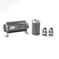 DeatschWerks In-Line Fuel Filter Kit -10AN 100 Micron 110mm-1