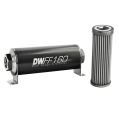 DeatschWerks In-Line Fuel Filter Kit -10AN Female 40 Micron 160mm-1