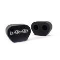 2x Doppeleinlass Motorrad Vergaser Sockenluftfilter Ramair MS-016-3