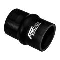 Silikonschlauch Wulstverbinder 1-fach Hump 51mm Schwarz-2
