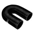 Silicone elbow 180' 60mm Black-1