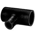 Silikon T-Stück 60/32mm Verbinder Silikonschlauch Adapter Schwarz-2