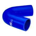 Silikonbogen 135°Grad 45mm Silikonschlauch Blau-2