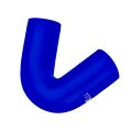 Silikonbogen 135°Grad 45mm Silikonschlauch Blau-3