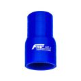 Silicone straight reducer 35/63mm Blue-1