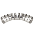 Stainless steel pie cut elbow 11,25' 60mm-3