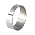 Stainless steel pie cut elbow 11,25' 60mm-5