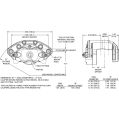 Wilwood 120-13900 D154-R Universal Schwimmhalterung Bremssattel 1 Kolben-2