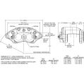 Wilwood 120-10937 D52 Universal Floating Mount Caliper 2 Pistons-2