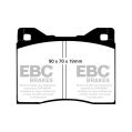 DP125/2 Bremsbeläge ULTIMAX2 EBC Brakes für BMW 5 Series E12 518 5 Series E12 520 5 Series E12 525 5 Series E12 528 7 Series E23 728-2