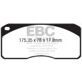 DP82070.16SR11 Racing Brake Pads Sintered SR11™ EBC Brakes for AC MK VI Audi RS3 8P TTRS quattro 8J TTRS quattro Plus 8J Audi TT RS quattro-5