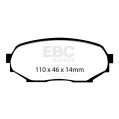 DP8802RPX Racing Brake Pads RP-X Racing EBC Brakes for Mazda MX5 Mk1 NA-5