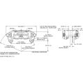 Wilwood 120-12949 Forged DPHA Universal Lug Mount Bremssattel 4 Kolben Blau-2