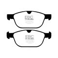 DP62018 Brake Pads GREENSTUFF EBC Brakes for Volvo XC60 XC60 T5 XC60 T6 XC60 D3 XC60 D4 XC90 1st Gen XC60 D5-2