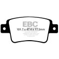 DP42101R Bremsbeläge YELLOWSTUFF EBC Brakes für Abarth Punto Evo Fiat Punto Evo Punto Evo Abarth-2