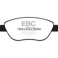 DPX2212 Bremsbeläge ULTIMAX2 EBC Brakes für Fiat 500L 500L Trekking-2