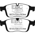 DP42296R Brake Pads YELLOWSTUFF EBC Brakes for Volvo XC60 T5 XC60 T6 XC60 D3 XC60 D4 Volvo XC60 T5 XC60 T6 XC60 D5 XC6-2