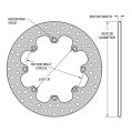 Wilwood 160-1601 Gelochte Stahl-Bremsscheibe 11.44-2