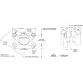 Wilwood 120-3842 Dynalite Single IIIA Universal Lug Mount Caliper 2 Pistons-2