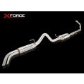 Auspuffanlage XForce for Nissan Navara 2011-2015 D40 STX AUTO Edelstahl-2