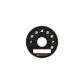 Ecumaster Rotary Switch 8pos Gauge Faces Schwarz B01-2
