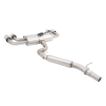 Auspuffanlage XForce mit Varex-Schalldämpfer for Audi S3 2013-2020 8V SEDAN Edelstahl-2