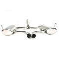 Exhaust system XForce for Mini Cooper S 2004-2006 R51 stainless steel-3