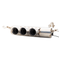 Exhaust system XForce with Varex muffler for Honda CIVIC 2017- TYPE R FK8 stainless steel-3