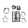 Downpipe with High-Flow Catalytic Converter XForce 100CPSI for Audi RS3 2017- 8V HATCH-4